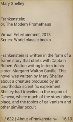 Frankenstein android App screenshot 2